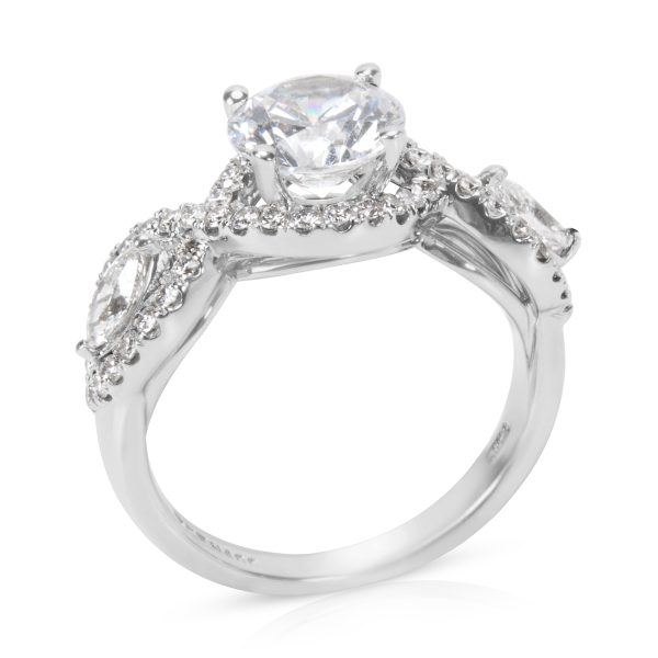 022146 pv BRAND NEW Dehago Engagement Ring in 18K White Gold 036 CTW