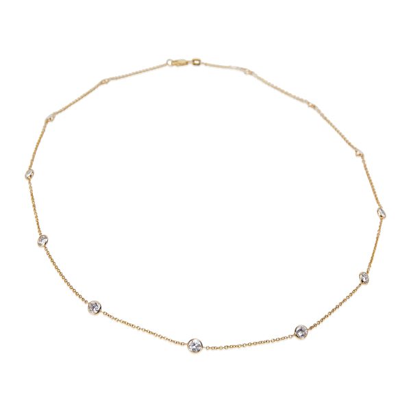 024603 pv 0dae1b3d 7231 49d7 b2d2 600236cfac45 Brand New Diamond by the Yard Necklace in 14KT Gold