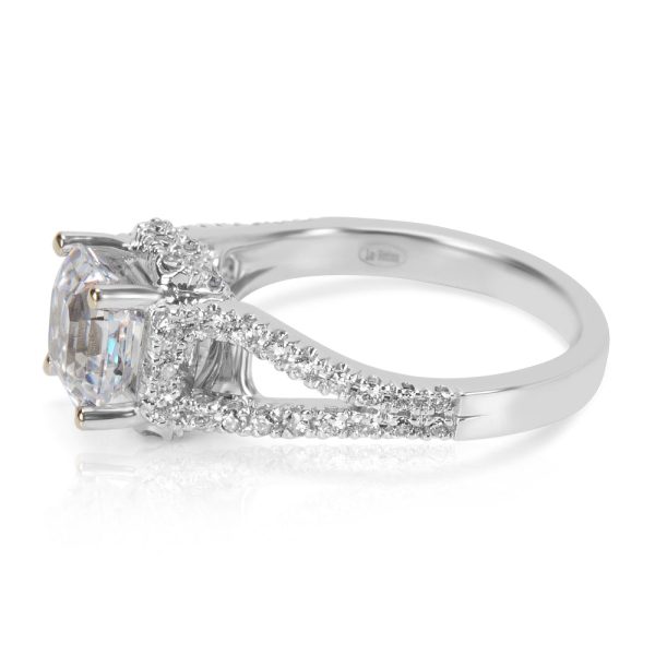 026311 sv 3c285d16 c11b 4c21 b83c 3d03f0833836 BRAND NEW La Reina Diamond Engagement Ring Setting in 18K White Gold 042 CTW