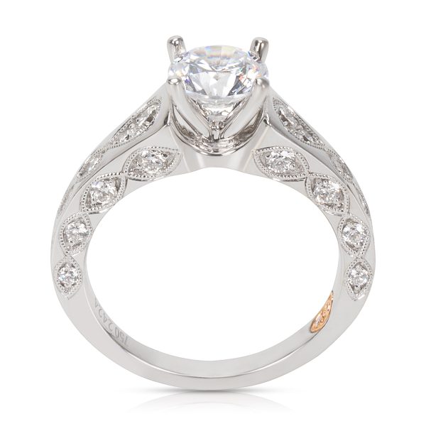 031743 pv BRAND NEW Demarco Engagement Ring Setting in 18K White Gold 057 CTW