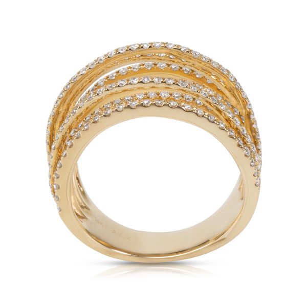 032469 pv 0586b969 7ac5 48a8 b3ae 16843fee01fd BRAND NEW Diamond Bypass Ring in 14K Yellow Gold 118 CTW