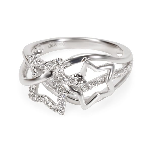 032483 fv Star Diamond Ring in 18K White Gold 031 ctw