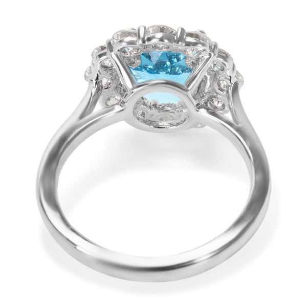 034579 bv 6dab2e90 6377 43fa 805f e130445c79b8 BRAND NEW Blue Topaz Diamond Engagement Ring in 14k White Gold 123 CTW