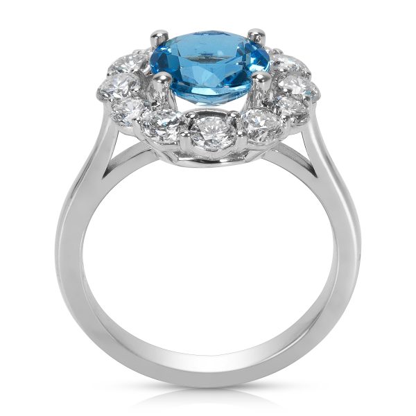 034579 pv 66ad270f e5ff 4e0d a082 e83bece0f6bb BRAND NEW Blue Topaz Diamond Engagement Ring in 14k White Gold 123 CTW