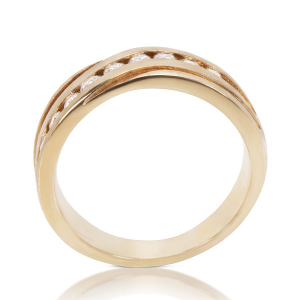 035215 pv BRAND NEW Mens Diamond Ring in 10K Yellow Gold 050 CTW