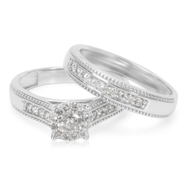 035218 fv 884849b9 bfa9 4bb2 b5fa 6c98461fcff7 BRAND NEW Diamond Engagement Bridal Set in 10K White Gold 060ctw