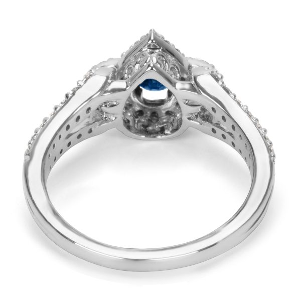 036376 bv d2f0e72c 3257 4416 8ffb 333e1225ca9e Sapphire Pear Ring in 14K White Gold with Diamonds 050 CTW