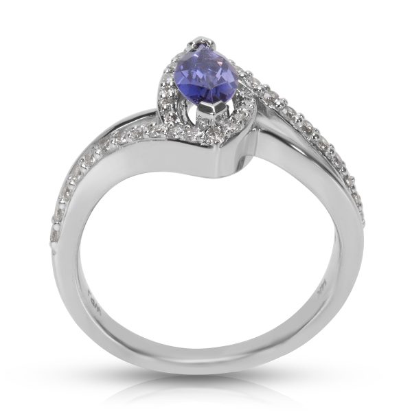 036438 pv 0bcd4b0c 12ea 4e7e 8472 d10f1cf46998 BRAND NEW Diamond Iolite Marquise Ring in 14k White Gold 048 CTW