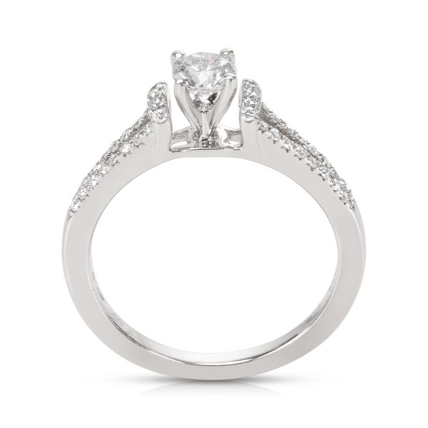 036538 pv BRAND NEW Diamond Engagement Ring in 14K White Gold 085 CTW