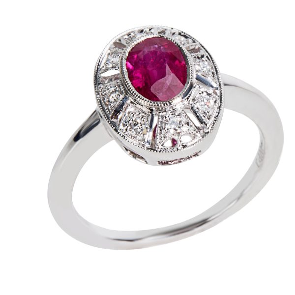 037041 stamp 5cac8e51 8f02 4c6d 9885 ce237a5fd777 Ruby Diamond Ring in 18K White Gold 103 CTW