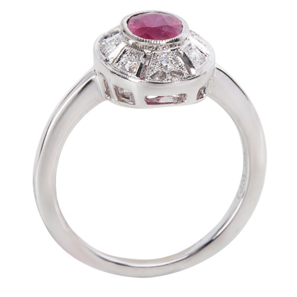 037041 sv 955cde26 3e92 4e92 90d5 bc68e7a02af9 Ruby Diamond Ring in 18K White Gold 103 CTW