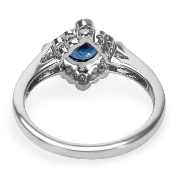 037052 bv d5ae9aa7 1a62 4ba2 a57d c936ee1d9b09 Sapphire Diamond Fashion Ring in 18K White Gold 025 CTW