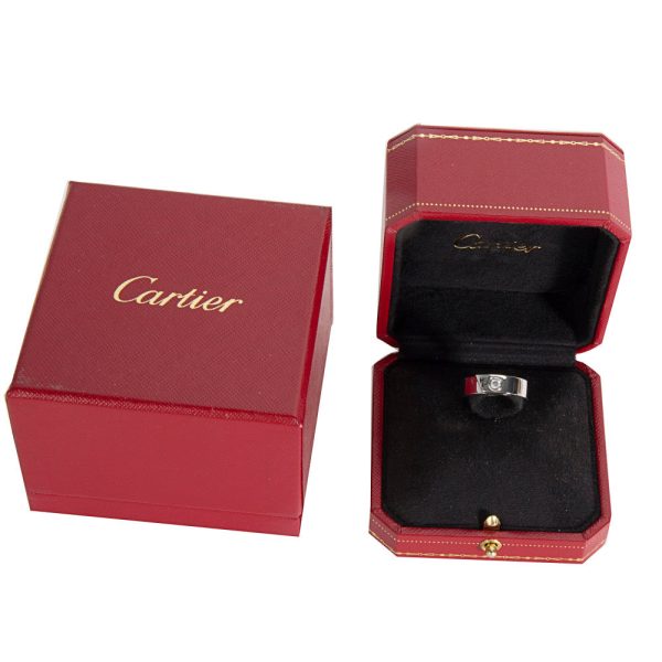 038444 Box fad70300 6edc 4926 b5d5 b04c5840264c Cartier Diamond Love Ring in 18K White Gold 006 CTW