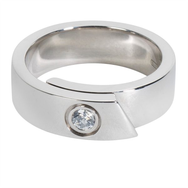 Rings Cartier Diamond Love Ring in 18K White Gold 006 CTW