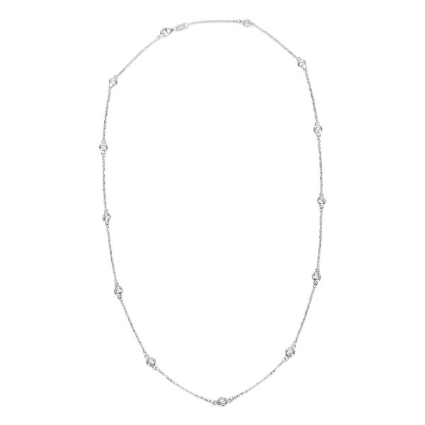 040322 pv 0159b984 1b55 4da2 895e 240c35d3cf4a Diamonds by The Yard Station Necklace in 14KT White Gold 100 ctw