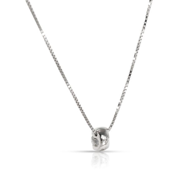 044045 bv Theo Fennell Solitaire Pendant in 18K White Gold 025CTW