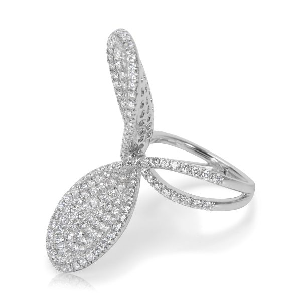 044346 fv 05149672 6abb 4406 9dd7 2d8fd9ee5637 BRAND NEW Diamond Pave Fashion Ring in 18K White Gold 400 CTW