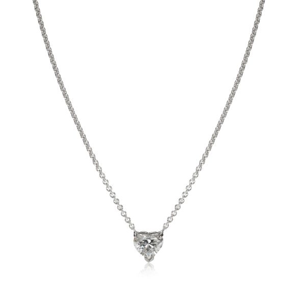 060379 fv GIA Certified Heart Diamond Necklace in 14KT White Gold G VVS2 106 ctw