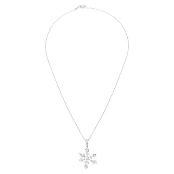 061893 pv 69054faa f28e 44da 9988 299cb50d9fb6 BRAND NEW Diamond Snowflake Pendant in 18k White Gold 040 CTW