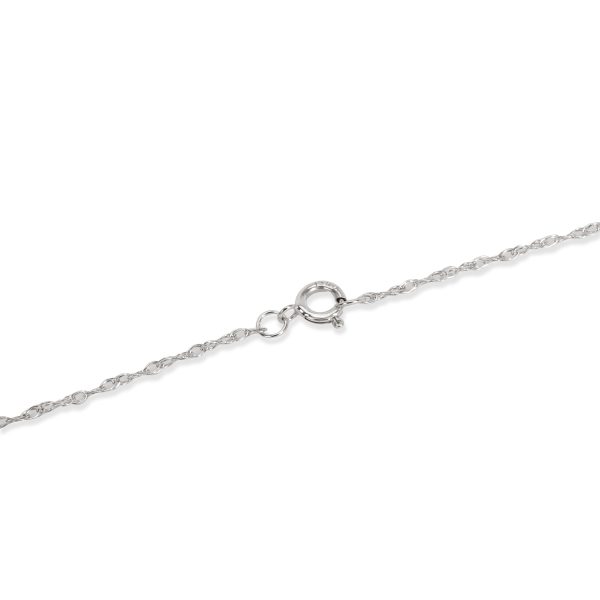 077520 clasp BRAND NEW Diamond Diamond Pendant in 14K White Gold Fancy I1 143 CTW