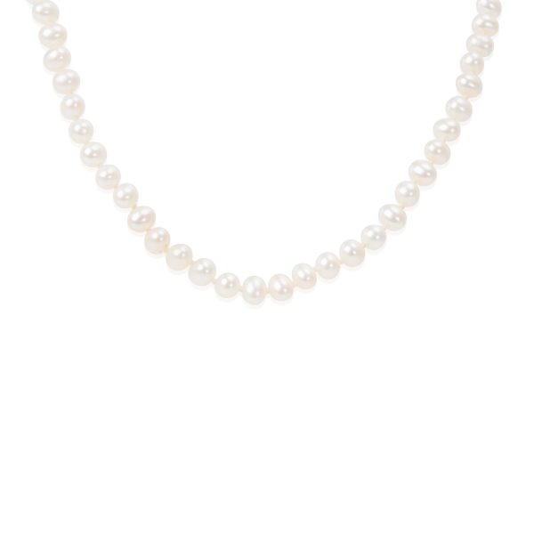 079740 fv Pearl Necklace in 14K Yellow Gold