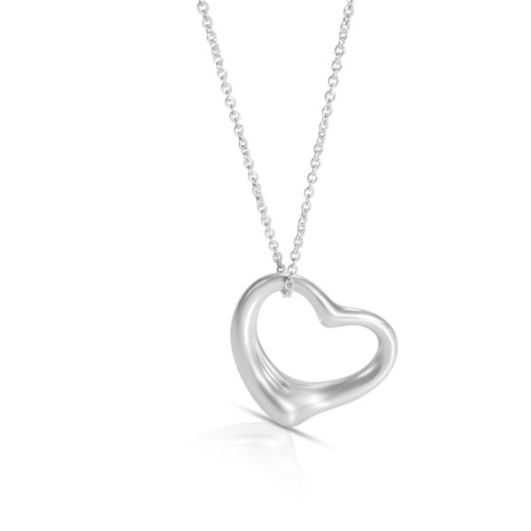 080272 fv Tiffany Co Elsa Peretti Open Heat Necklace in Sterling Silver