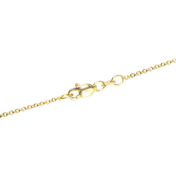 081218 clasp Diamond Halo Necklace in 18KT Yellow Gold 120 CTW