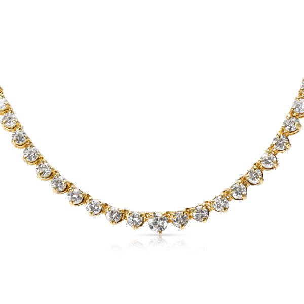 081960 fv 9ce05685 ecce 44aa 9446 bda32f1ce900 Graduated Diamond Riviera Tennis Necklace in 14KT Yellow Gold 1000ctw