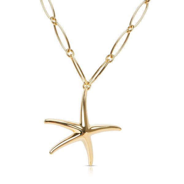 088799 fv a799bac2 7007 453d b93e 8e5fd3525452 Tiffany Co Elsa Peretti Star Fish Necklace in 18K Gold