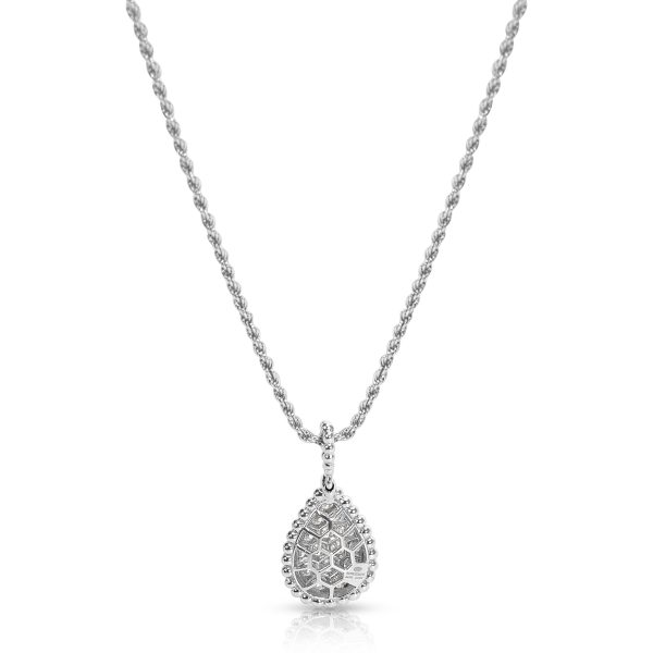 088804 bv Boucheron Serpent Boheme Diamond Necklace in 18KT White Gold 075 ctw