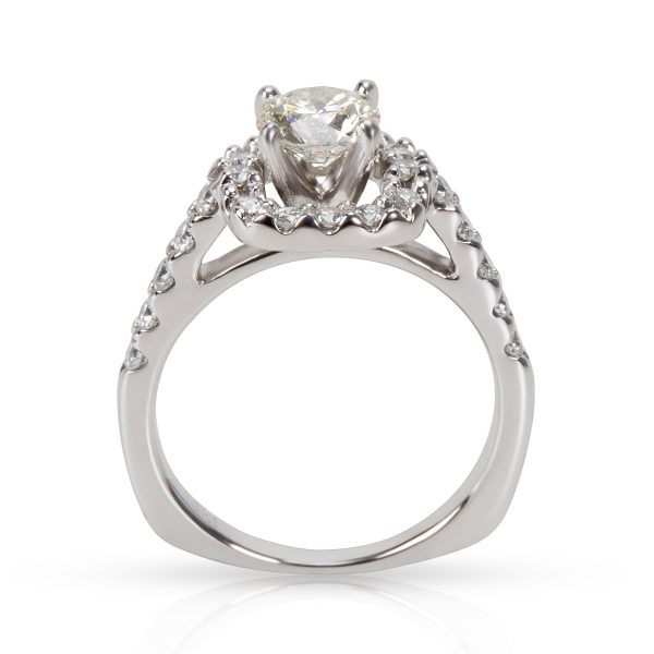 091268 pv df17a895 2f20 4457 ab8d 866d67731df9 14K White Gold 08ct K SI1 Round Brilliant Halo Engagement Ring 130 ctw