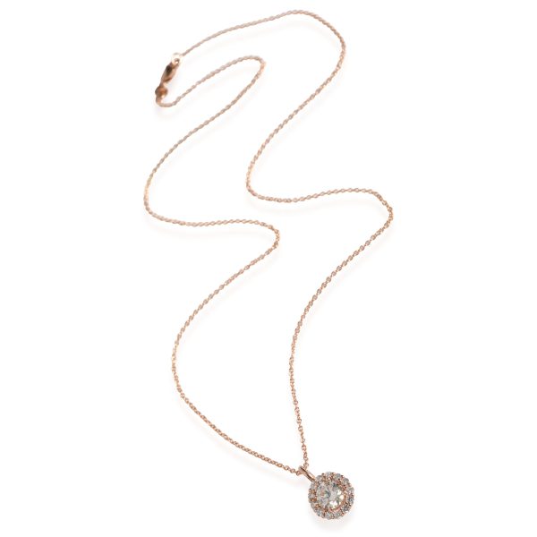 091496 pv 8ba23eeb 406f 4435 8720 f584987c872a GIA Certified Round Diamond Halo Pendant in 14K Rose Gold 092 CTW MVVS2