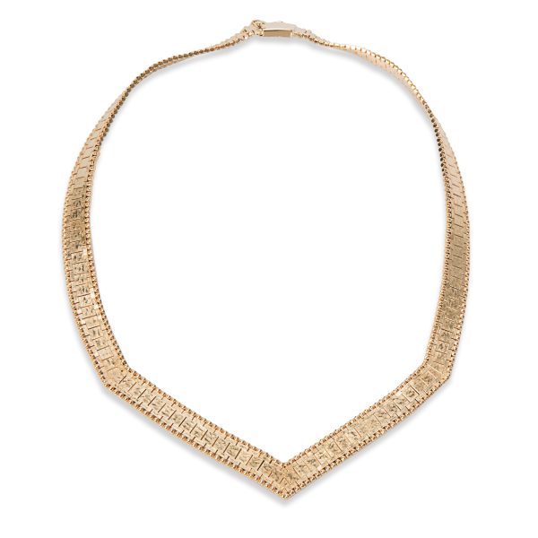 092844 pv 16a51ac4 8963 4b39 ba4d cea9e50250a2 F F Felger for Cartier Vintage Necklace in 14K Yellow Gold