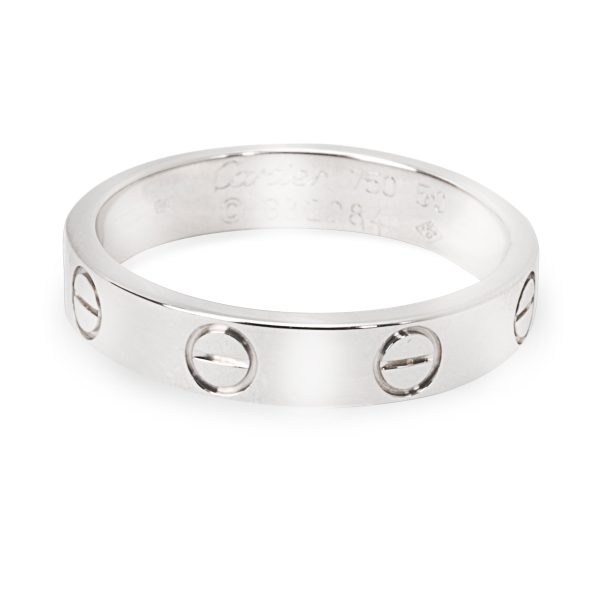 Rings Cartier Love Ring in 18K White Gold Unisex