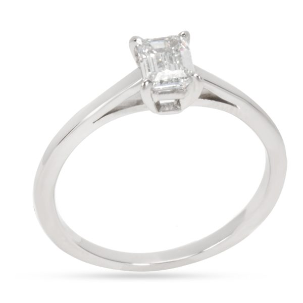 Cartier Cartier Emerald Cut Engagement Ring in Platinum 055 CTW