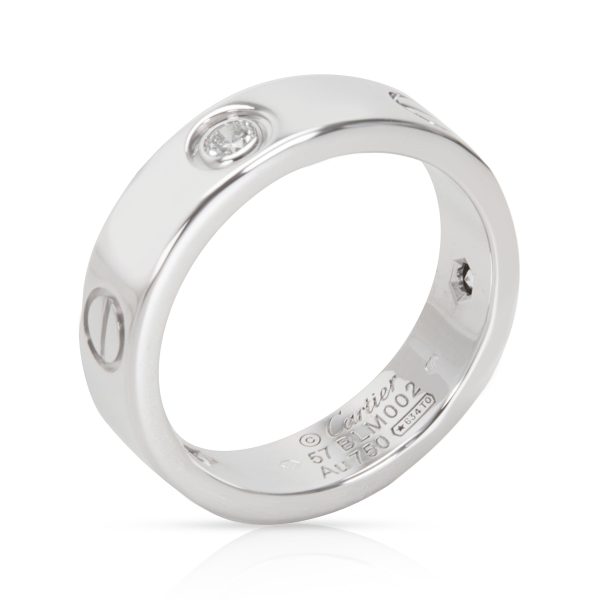 Cartier Cartier Diamond Love Ring in 18K White Gold 010 CTW