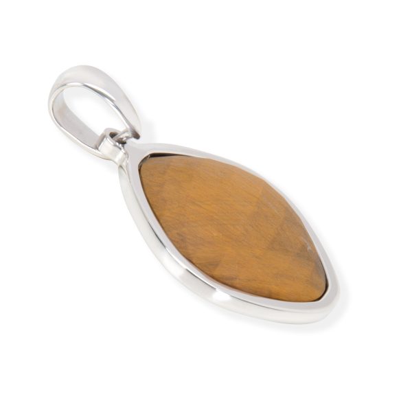 095769 sv da06fd96 0881 4349 a4ca 0b2152f9206b Tigers Eye Square Pendant in Sterling Silver