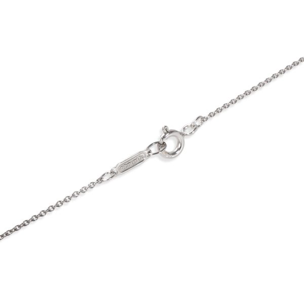 096230 clasp Tiffany Co Diamond Atlas Pendant in 18K White Gold 020 CTW