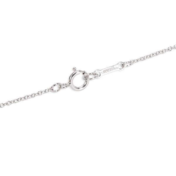 096576 clasp Tiffany Co Paloma Picasso Sugar Stacks Necklace in 18K White Gold 016 CTW