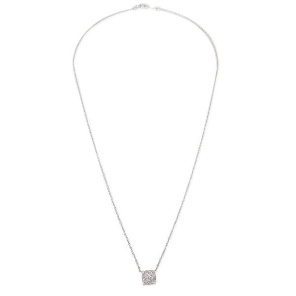 096576 pv Tiffany Co Paloma Picasso Sugar Stacks Necklace in 18K White Gold 016 CTW