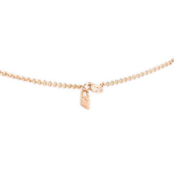 096850 clasp Tiffany Co Return to Tiffany Heart Necklace in 18K Rose Gold