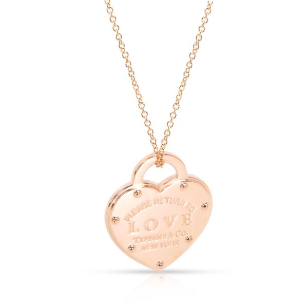 096850 fv Tiffany Co Return to Tiffany Heart Necklace in 18K Rose Gold