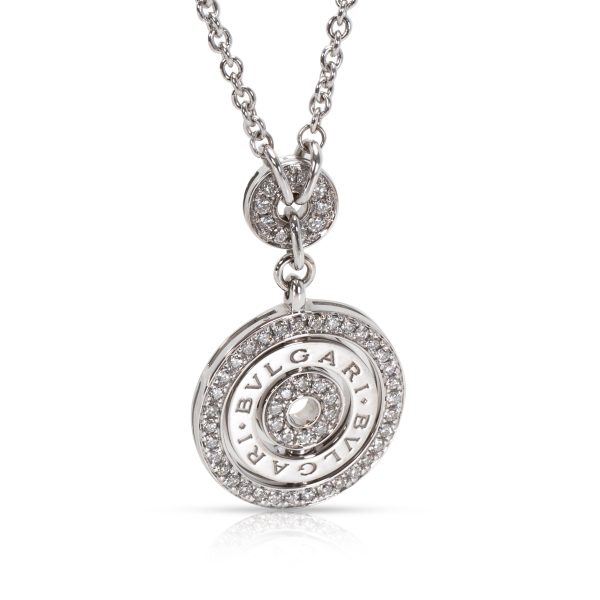 097140 fv 5b0b7654 512e 495c 9bfa 00785053909a Bvlgari Diamond Circle Necklace in 18KT White Gold 110 ctw