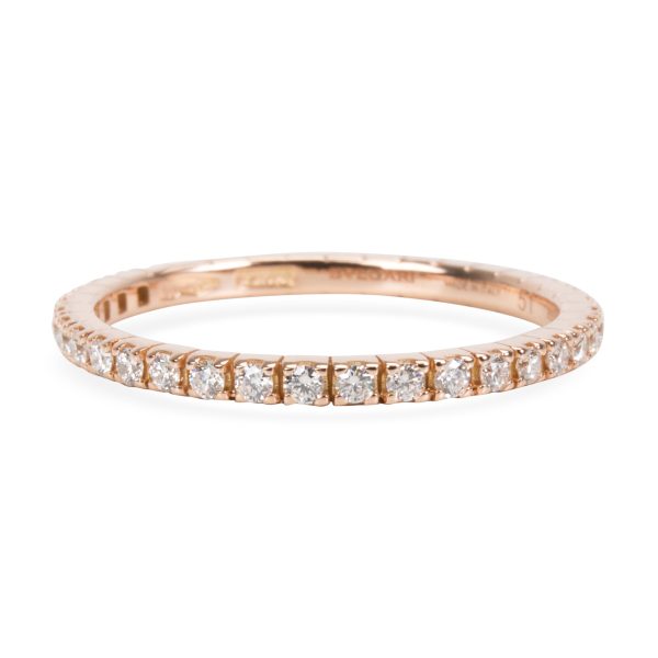 097207 bv Bvlgari Diamond Eternity Band in 18K Rose Gold 035 CTW