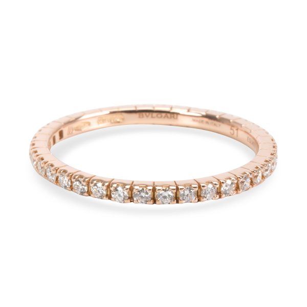 097207 fv Bvlgari Diamond Eternity Band in 18K Rose Gold 035 CTW