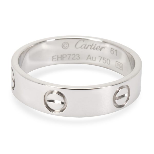 Rings Cartier Love Ring in 18K White Gold Size 61