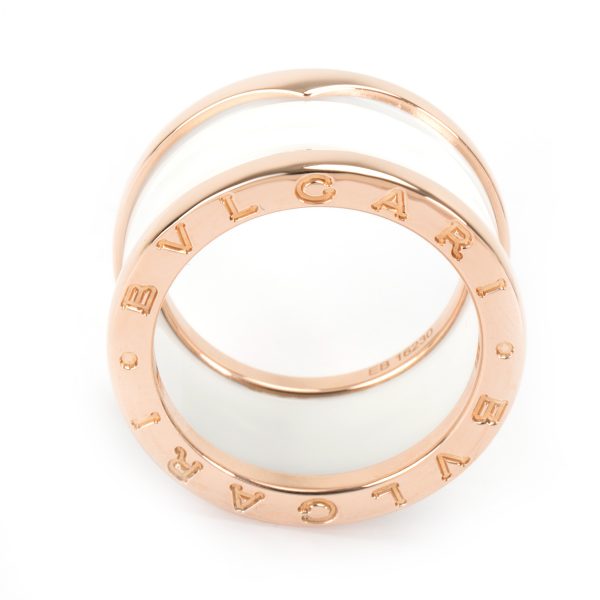 097608 pv 0d22c7c7 2da2 4fe5 9717 3cb6e08ed31f Bulgari B Zero 1 Ceramic Ring in 18K Rose Gold