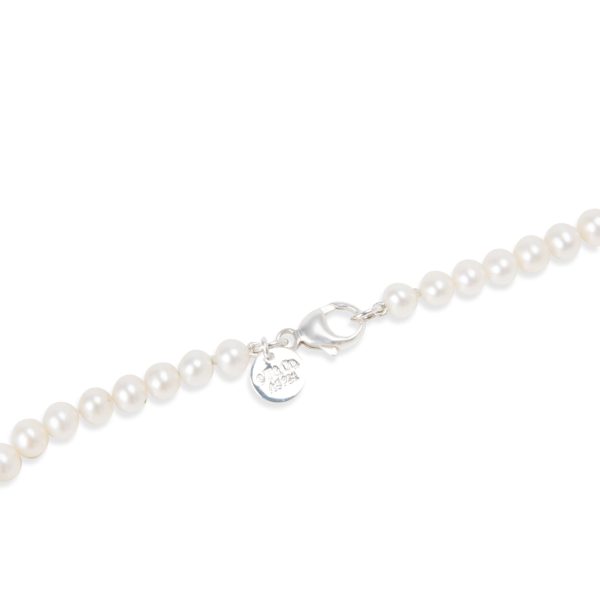 097819 clasp Tiffany Co Pearl Necklace in Sterling Silver