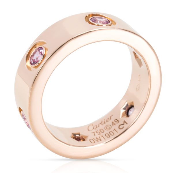 Cartier Cartier Love Pink Sapphire Ring in 18K Pink Gold