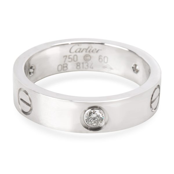 Rings Cartier Love Diamond Ring in 18K White Gold Size 60